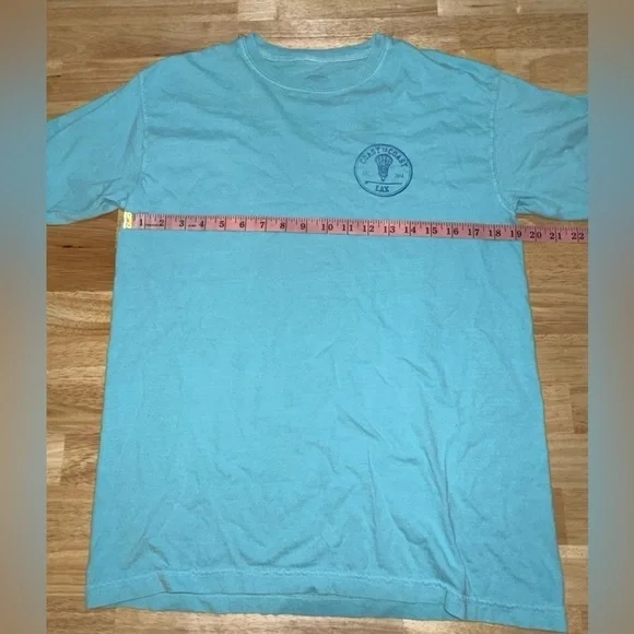 Sundrenched Coast to Coast LAX Blue T-Shirt M – Laid-Back Coastal Vibes! - Picture 3 of 10